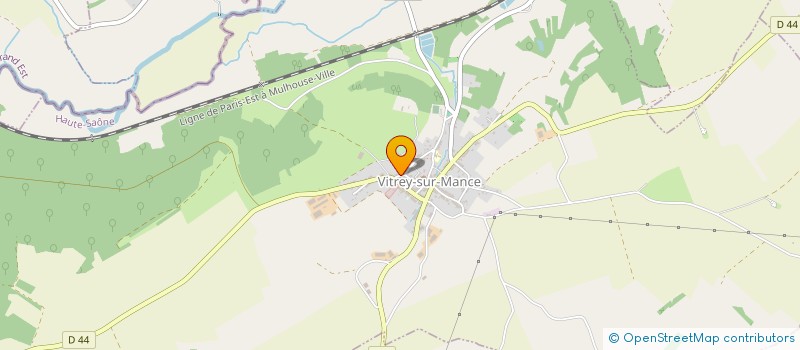 localisation de l'entreprise FESTI'VITREY  VITREY-SUR-MANCE