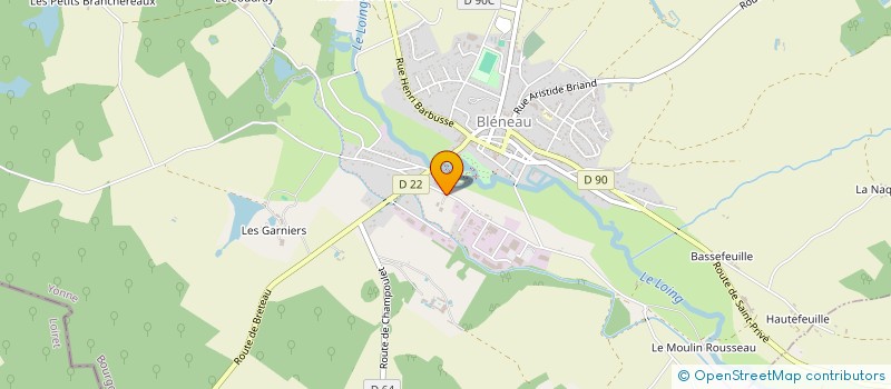 localisation de l'entreprise FESTI WORLD GROUP  BLENEAU