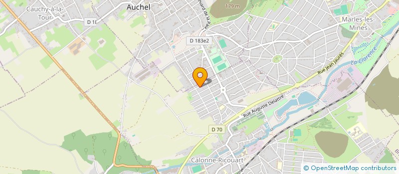 localisation de l'entreprise FESTIARTOIS  CALONNE-RICOUART