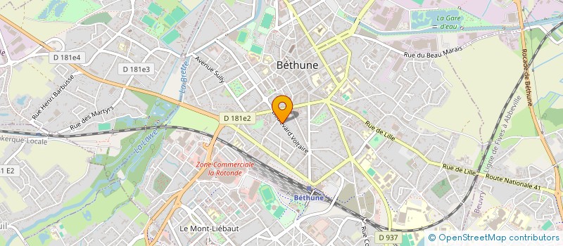 localisation de l'entreprise FESTIF COUNTRY à BETHUNE
