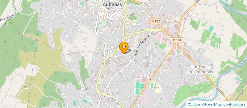 localisation de l'entreprise FESTIFIT à AUBENAS