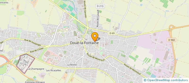 localisation de l'entreprise FESTIFIZZ à DOUE-EN-ANJOU