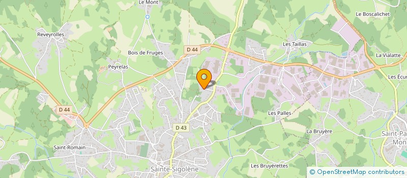 localisation de l'entreprise FESTIGOLENE à SAINTE-SIGOLENE