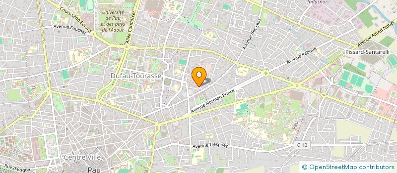 localisation de l'entreprise FESTIGUARD à PAU