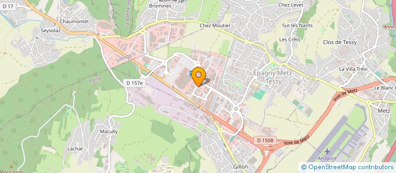 localisation de l'entreprise FESTILILI  EPAGNY METZ-TESSY