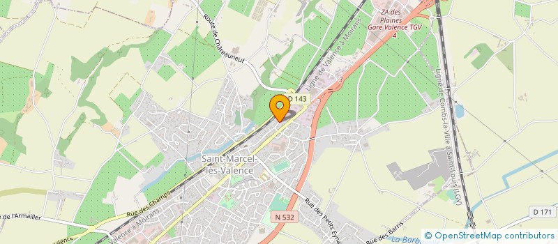 localisation de l'entreprise FESTILOC  SAINT-MARCEL-LES-VALENCE