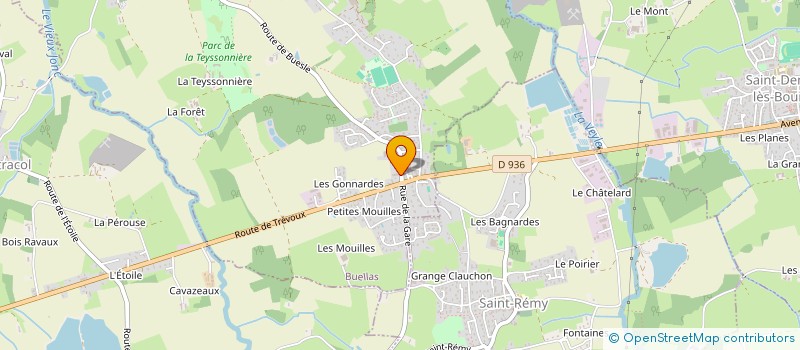 localisation de l'entreprise FESTIMIX 01  BUELLAS