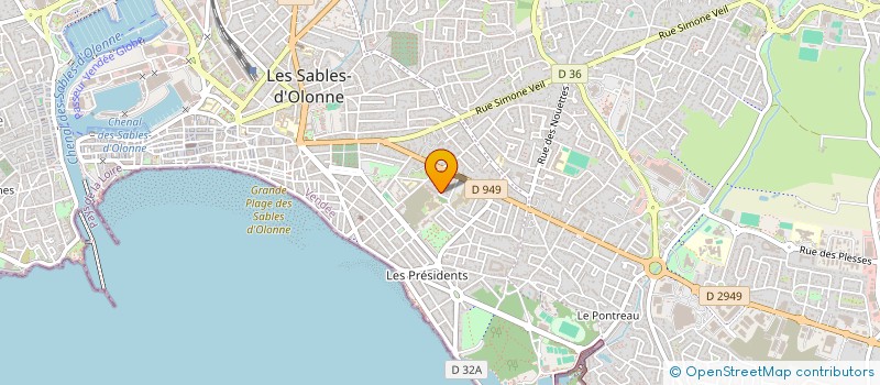 localisation de l'entreprise FESTIMMO à LES SABLES-D'OLONNE