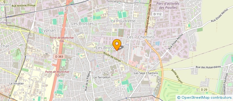 localisation de l'entreprise FESTIN D'ORIENT  VAULX-EN-VELIN