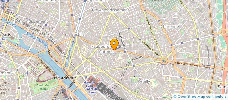 localisation de l'entreprise FESTINATIO FILMS S.A.S.U.  PARIS 11