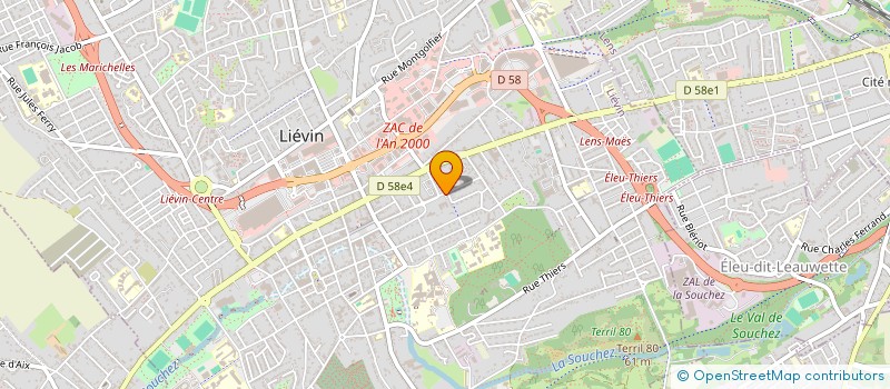 localisation de l'entreprise FESTISH@W'  LIEVIN