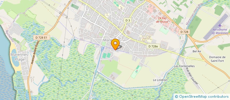 localisation de l'entreprise FESTITET'ARTS à MARENNES-HIERS-BROUAGE