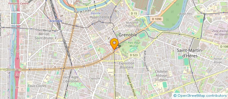localisation de l'entreprise FESTIV'ALP à GRENOBLE