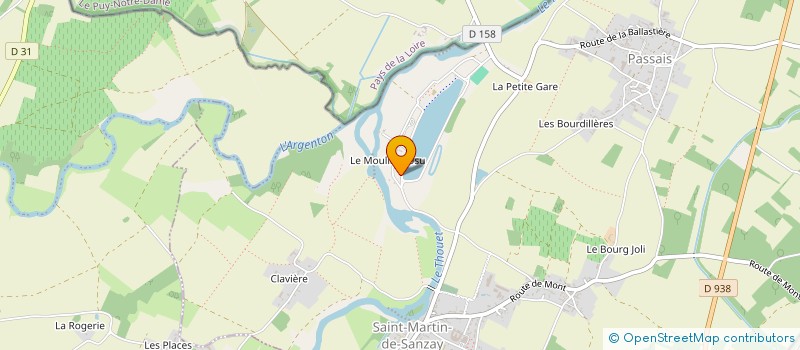 localisation de l'entreprise FESTIV'BALLU  SAINT-MARTIN-DE-SANZAY