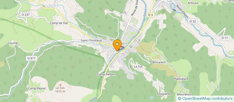 localisation de l'entreprise FESTIV' DE SEICH à SEIX