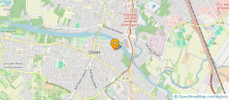 localisation de l'entreprise FESTIV'OLIVET à OLIVET
