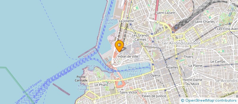 localisation de l'entreprise FESTIV'PANIER : COMITE D'INITIATIVES ET DES FETES DU QUARTIER DU PANIER à MARSEILLE 2