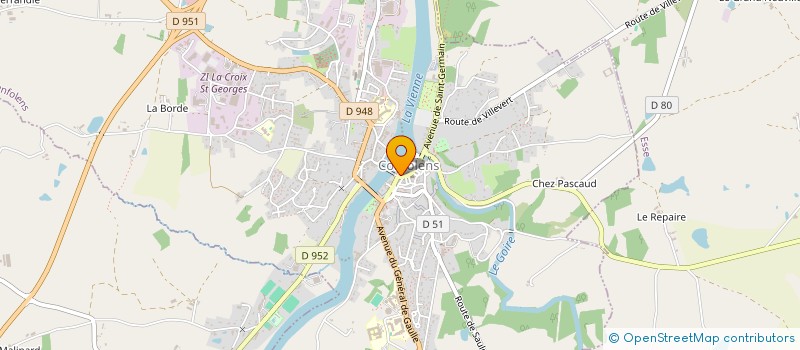 localisation de l'entreprise FESTIVAL à CONFOLENS