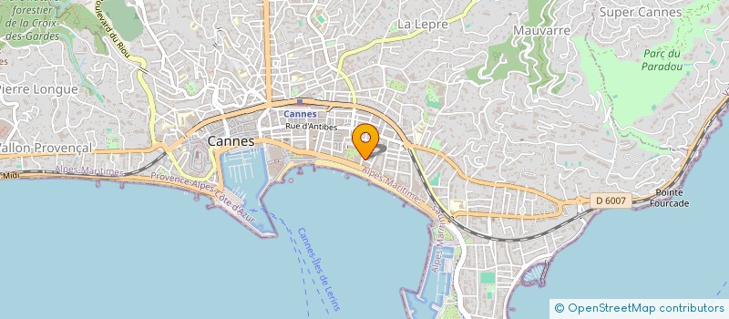 localisation de l'entreprise FESTIVAL AZUR à CANNES