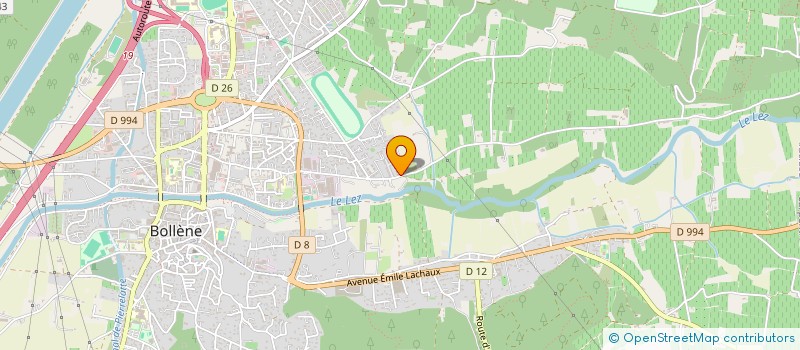 localisation de l'entreprise FESTIVAL&CLO  BOLLENE