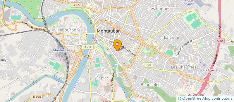 localisation de l'entreprise FESTIVAL D OCCITANIE  MONTAUBAN