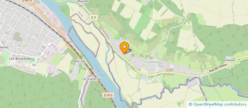 localisation de l'entreprise FESTIVAL DE GIVERNY  GIVERNY