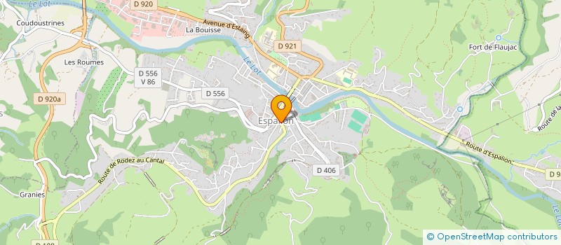 localisation de l'entreprise FESTIVAL DE LA RANDONNEE PLEINE NATURE  ESPALION