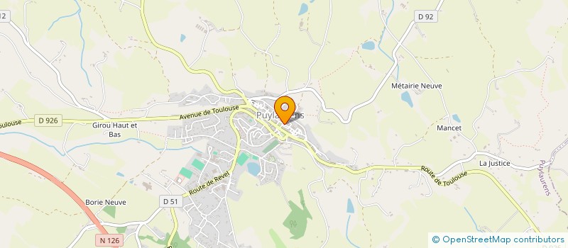 localisation de l'entreprise FESTIVAL DE PUYLAURENS  PUYLAURENS