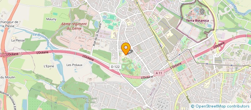 localisation de l'entreprise FESTIVAL DE THEATRE MASQUE  AVRILLE