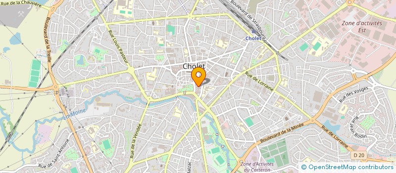 localisation de l'entreprise FESTIVAL DES ARLEQUINS à CHOLET