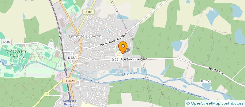 localisation de l'entreprise FESTIVAL DES PAINS  LAMOTTE-BEUVRON