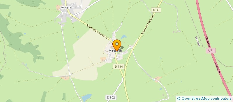 localisation de l'entreprise FESTIVAL DU FILM DE MONTLUCON (FFM)  VERNEIX