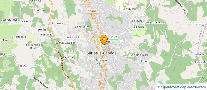 localisation de l'entreprise FESTIVAL DU FILM DE SARLAT à SARLAT-LA-CANEDA