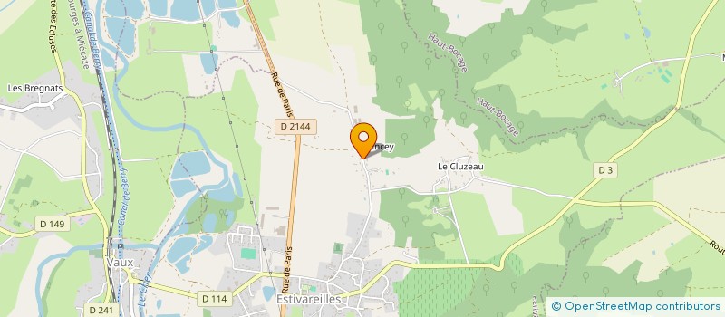 localisation de l'entreprise FESTIVAL DU FILM FAUCHE (FFF)  ESTIVAREILLES