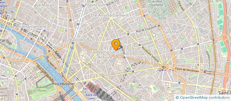 localisation de l'entreprise FESTIVAL DU FILM PALESTINIEN  PARIS