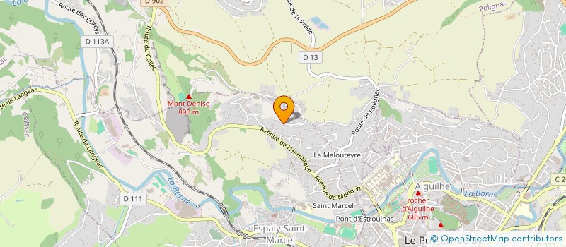 localisation de l'entreprise FESTIVAL DU HAUT-ALLIER  ESPALY-SAINT-MARCEL