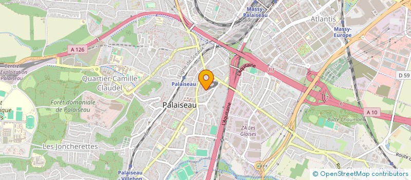 localisation de l'entreprise FESTIVAL DU THEATRE GESTUEL DE L'ESSONNE  PALAISEAU