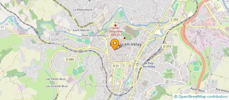 localisation de l'entreprise FESTIVAL FOLKLORIQUE INTERFOLK à LE PUY-EN-VELAY