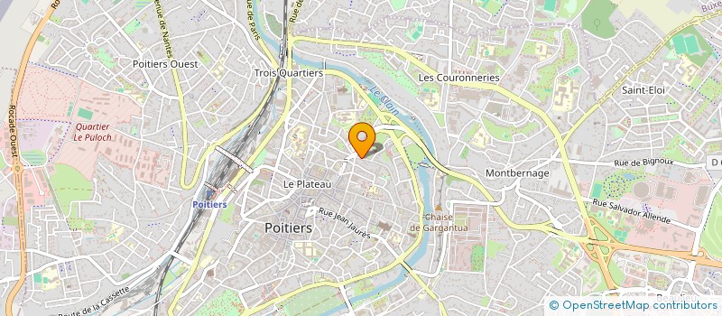 localisation de l'entreprise FESTIVAL INTERNATIONAL DES ARTS SACRES DE POITIERS ET DE LA VIENNE  POITIERS