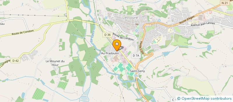 localisation de l'entreprise FESTIVAL LES MARSONNADES  LECTOURE