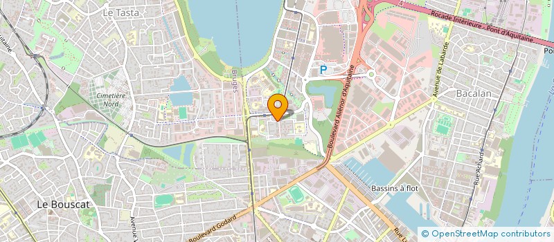 localisation de l'entreprise FESTIVAL LES NUITS BLANCHES à BORDEAUX