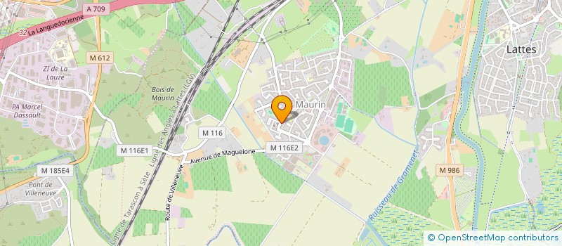 localisation de l'entreprise FESTIVAL MEDITE JEUNES INTERPR à LATTES