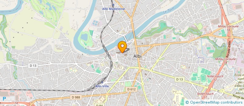localisation de l'entreprise FESTIVAL MUSIQUE D'ALBI à ALBI