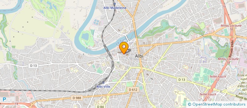 localisation de l'entreprise FESTIVAL MUSIQUE D'ALBI  ALBI