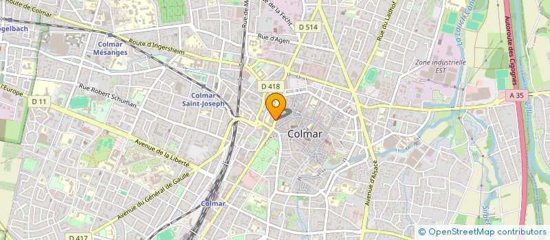 localisation de l'entreprise FESTIVAL MUSIQUE ET CULTURE AU PRINTEMPS DE COLMAR  COLMAR