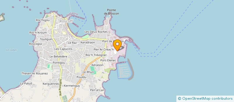 localisation de l'entreprise FESTIVAL NATIONAL DU FILM DE LA PECHE DE LOISIR  ROSCOFF