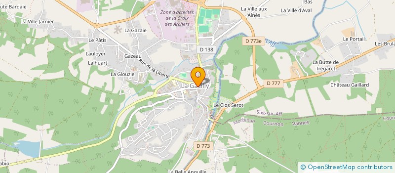 localisation de l'entreprise FESTIVAL PHOTO LA GACILLY  LA GACILLY