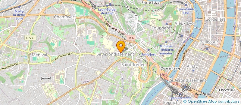 localisation de l'entreprise FESTIVAL RISE UP à LYON
