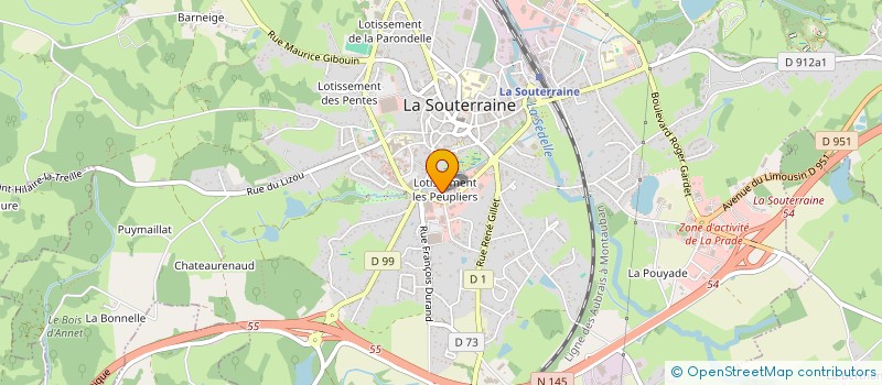 localisation de l'entreprise FESTIVAL SOSTRA'ZIC  SAINT-PRIEST-LA-FEUILLE