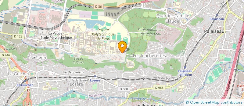 localisation de l'entreprise FESTIVAL UNIVERSITE PARIS SACLAY à PALAISEAU